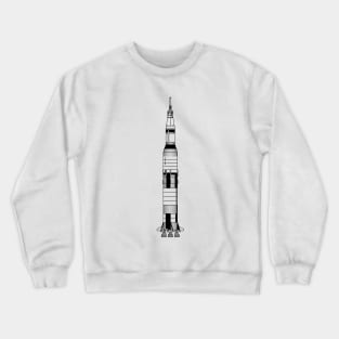 Apollo Saturn V Rocket Crewneck Sweatshirt